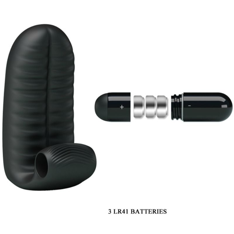 PRETTY LOVE - ABBOTT DITALE STIMOLATORE NERO – Vibratori da dito – foto 5