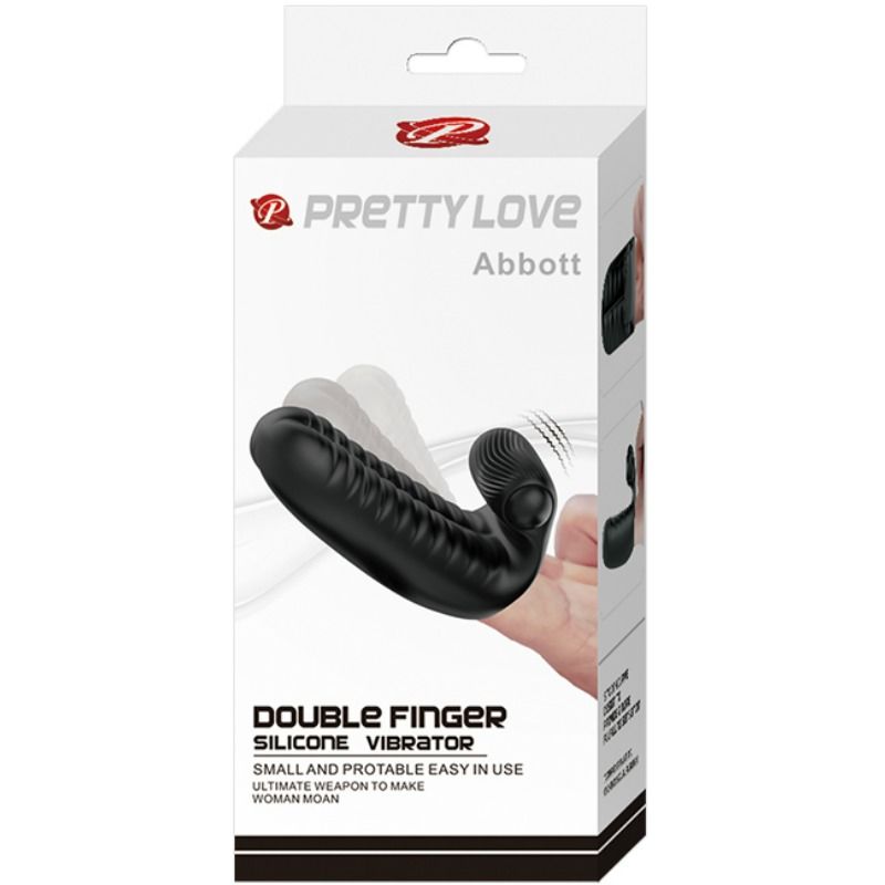 PRETTY LOVE - ABBOTT DITALE STIMOLATORE NERO – Vibratori da dito – foto 6
