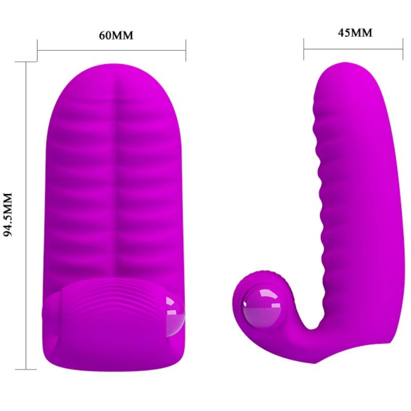 PRETTY LOVE - ABBOTT DITALE STIMOLATORE LILLA – Vibratori da dito – foto 4