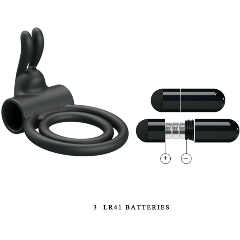 PRETTY LOVE - ANELLO VIBRATORE IN SILICONE OSMOND – Cockring con vibrazione – foto 6