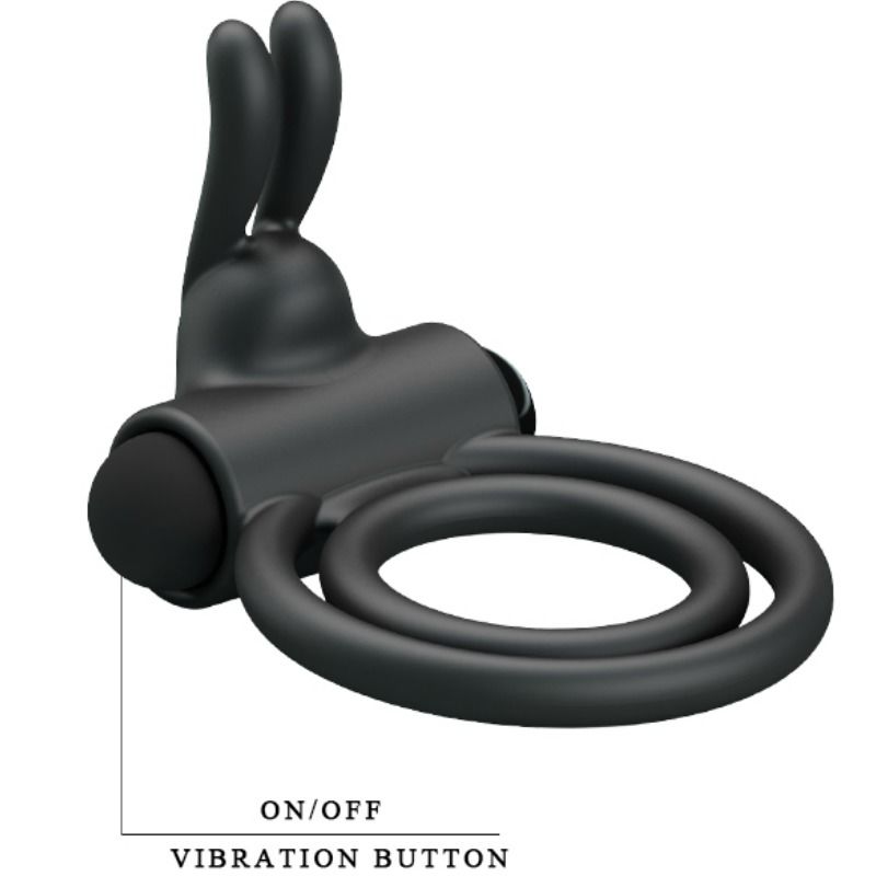 PRETTY LOVE - ANELLO VIBRATORE IN SILICONE OSMOND – Cockring con vibrazione – foto 8