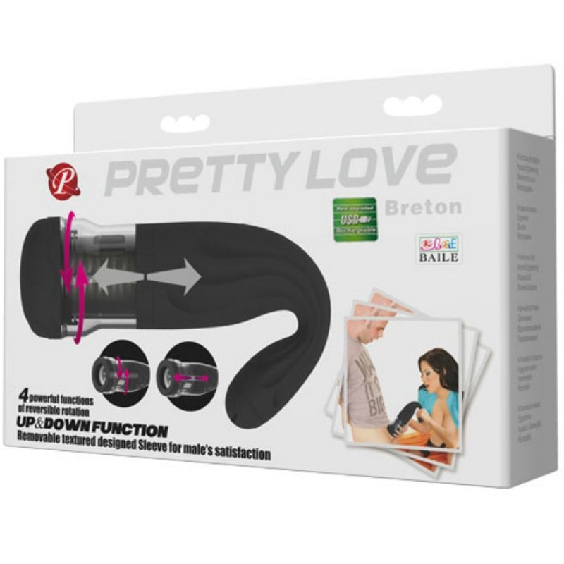 PRETTY LOVE - BRETON MASTURBATORE MULTIFUNZIONE RICARICABILE – Vagine con vibrazione – foto 7