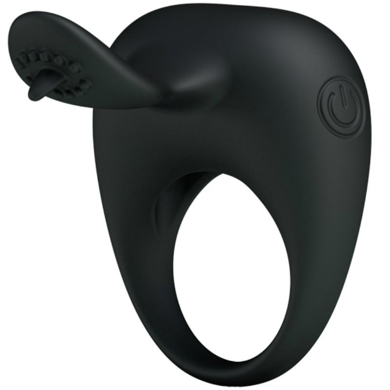 PRETTY LOVE - ANELLO VIBRANTE CON LINGUETTA – Cockring con vibrazione