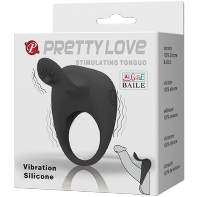 PRETTY LOVE - ANELLO VIBRANTE CON LINGUETTA – Cockring con vibrazione – foto 7