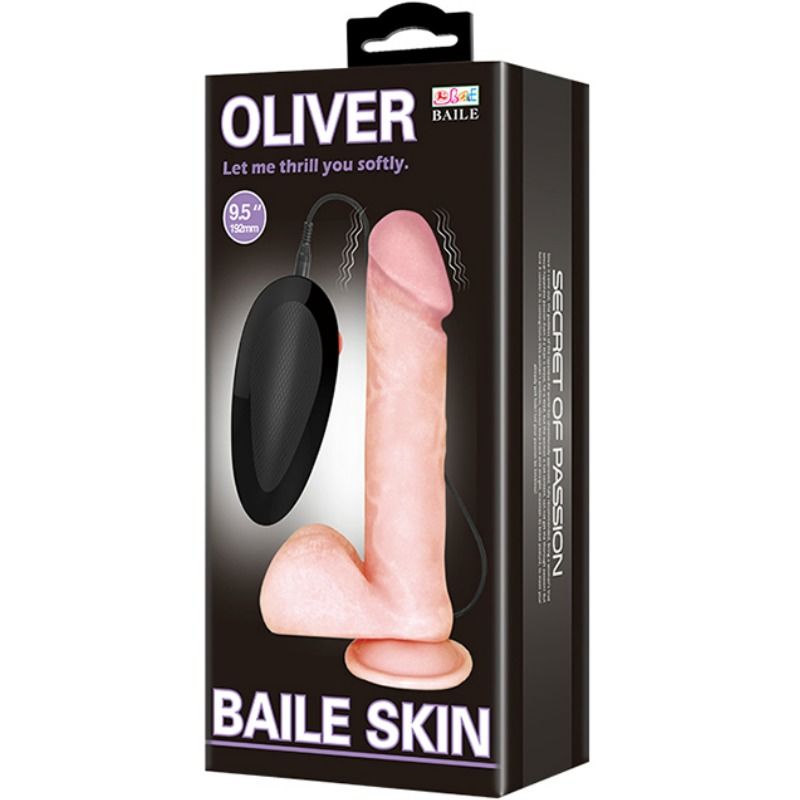 BAILE - OLIVER DILDO REALISTICO CON VIBRAZIONE – Peni realistici – foto 7