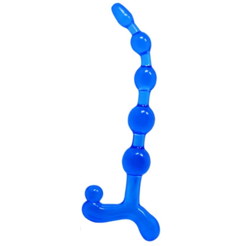 BAILE - SFERE ANAL BLU FLESSIBILI TWIST – Perline anali