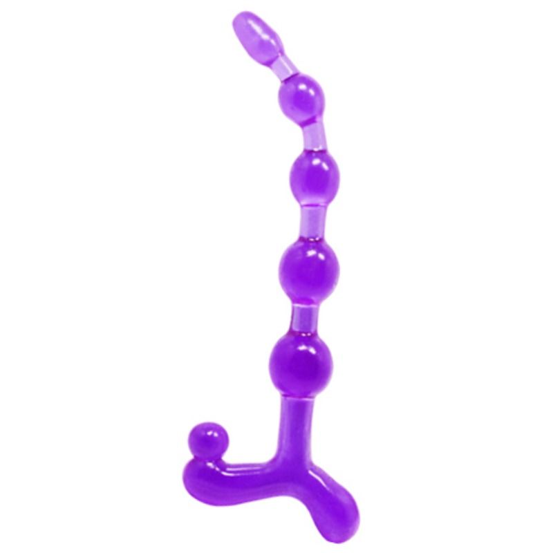 BAILE - SFERE ANAL LILLA FLESSIBILI TWIST – Perline anali