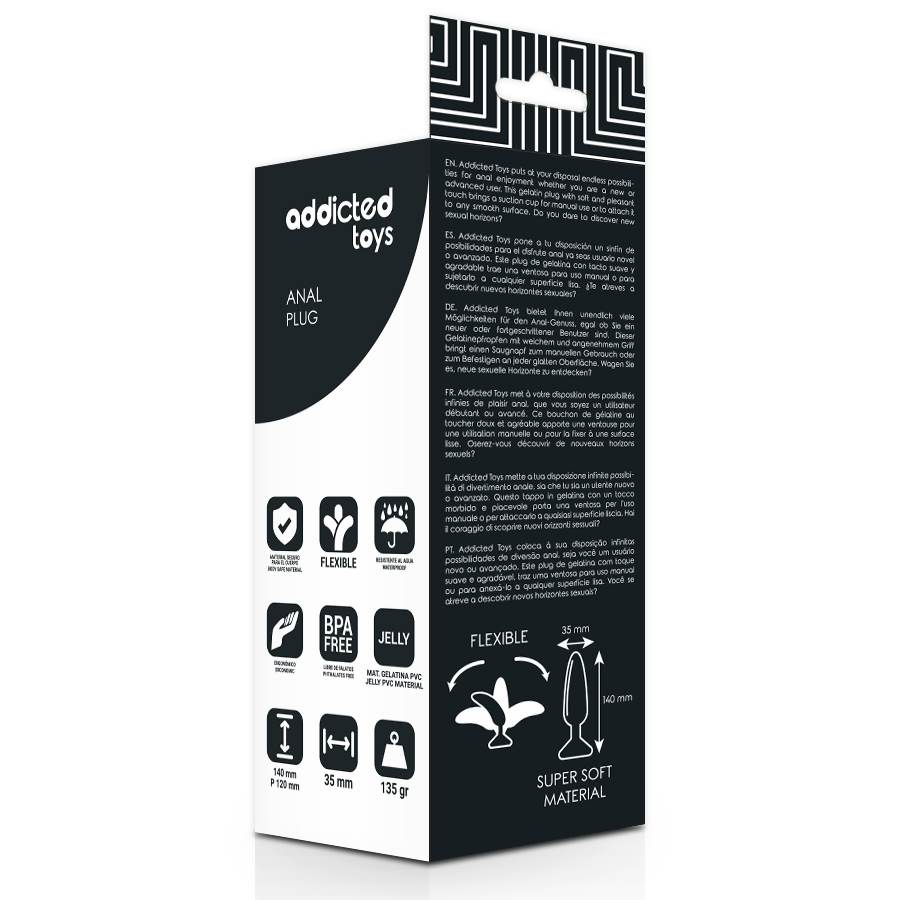 ADDICTED TOYS - PLUG ANALE 13.5 CM – Tappi anali – foto 4