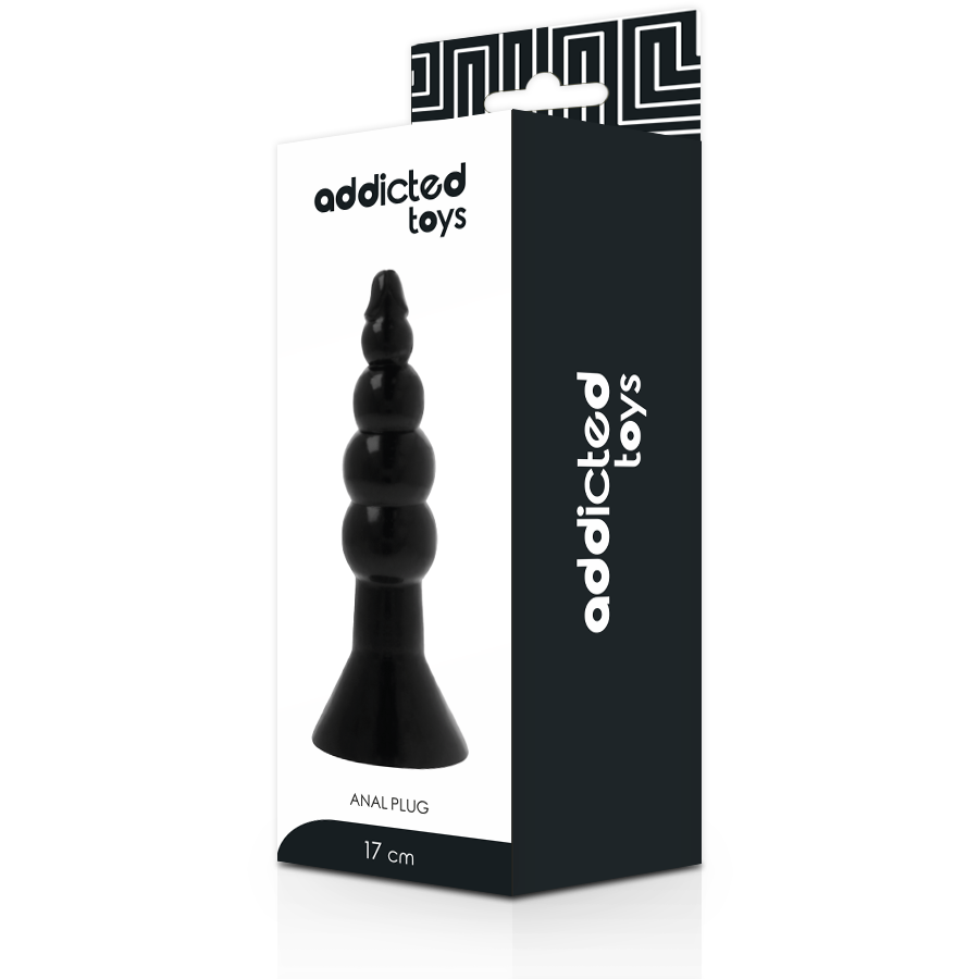 ADDICTED TOYS - PLUG ANALE 17 CM NERO – Tappi anali – foto 3