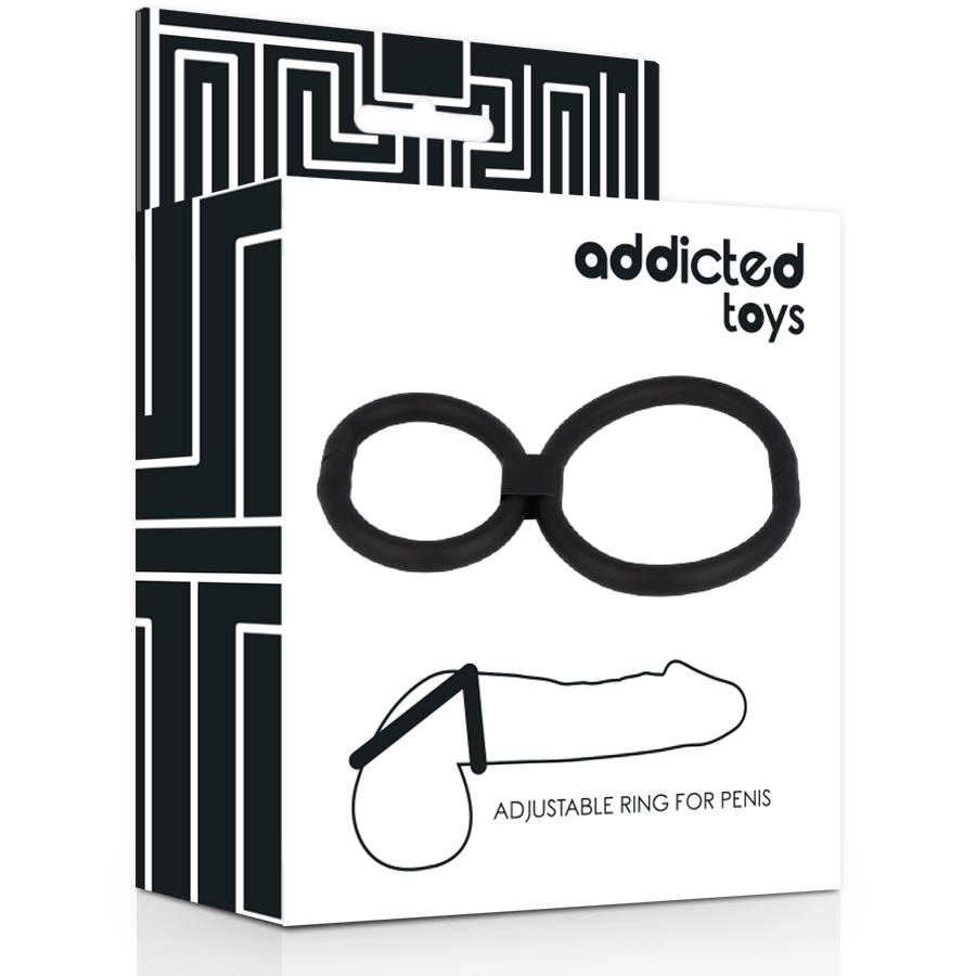 ADDICTED TOYS - ANELLI REGOLABILI PER PENE – Cockring senza vibrazione – foto 3