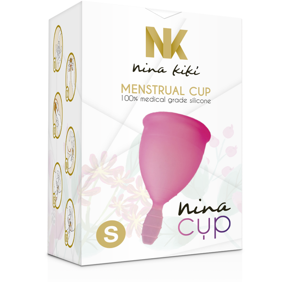 NINA KIKÍ - COPPA MESTRUALE ROSA - TAGLIA S – Coppa vaginale – foto 7