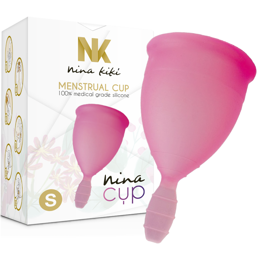 NINA KIKÍ - COPPA MESTRUALE ROSA - TAGLIA S – Coppa vaginale