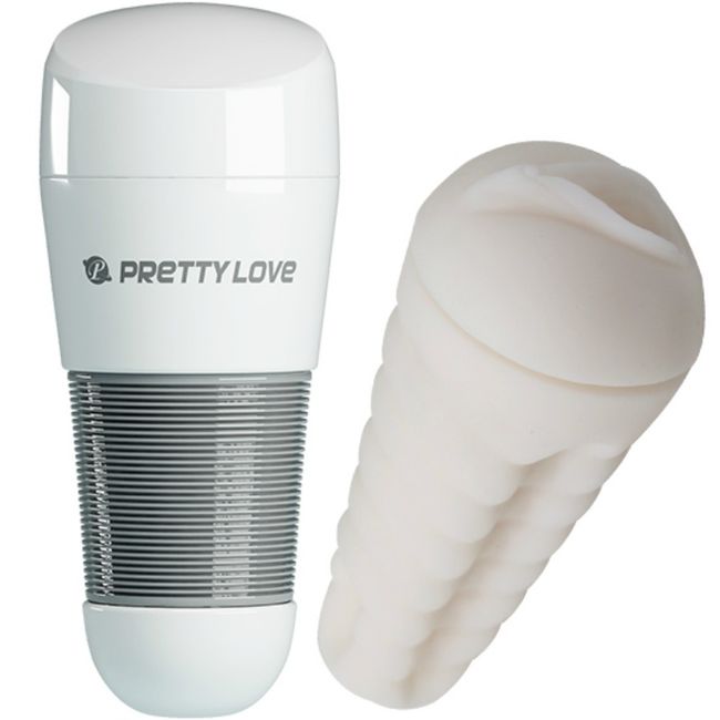 PRETTY LOVE - MASTURBATORE VAGINA BIANCO KITTY – Vagine con vibrazione – foto 2