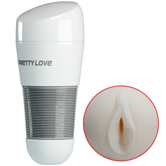 PRETTY LOVE - MASTURBATORE VAGINA BIANCO KITTY – Vagine con vibrazione