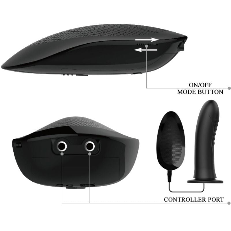 PRETTY LOVE - ABBASBAILEA LOVE MYRON STRAP ON CON VIBRAZIONE E DILDO CAVO – Telecomando – foto 4