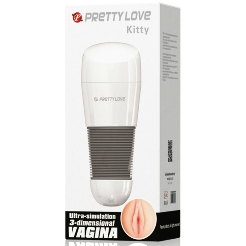 PRETTY LOVE - MASTURBATORE VAGINA BIANCO KITTY 2 – Vagine con vibrazione – foto 6