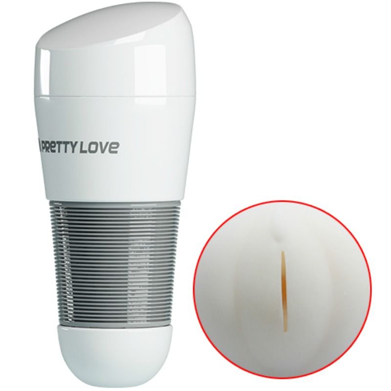 PRETTY LOVE - MASTURBATORE VAGINA BIANCO KITTY 2 – Vagine con vibrazione