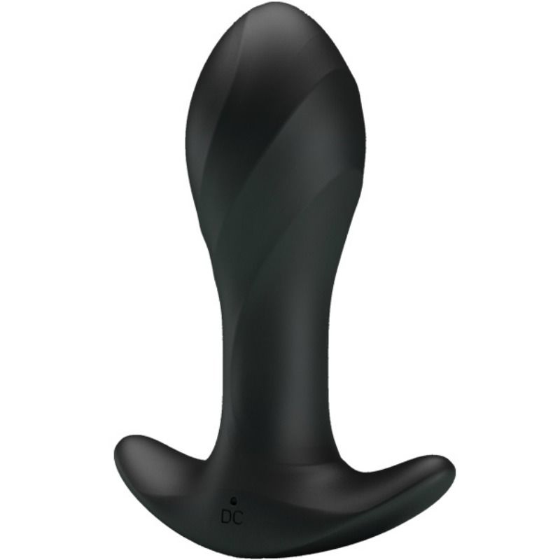 PRETTY LOVE - VIBRATORE ANALE NERO – Tappi anali