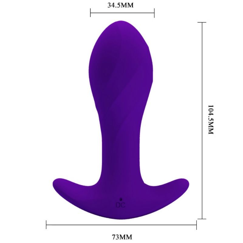 PRETTY LOVE - VIBRATORE ANALE LILLA – Tappi anali – foto 5