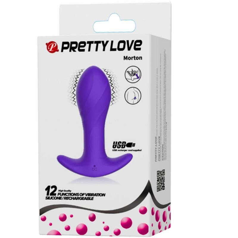 PRETTY LOVE - VIBRATORE ANALE LILLA – Tappi anali – foto 8