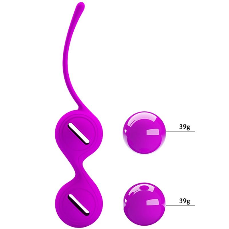 PRETTY LOVE - SFERE ORGASMICHE KEGEL STRINGI I LILLA – Sfere di silicone – foto 5