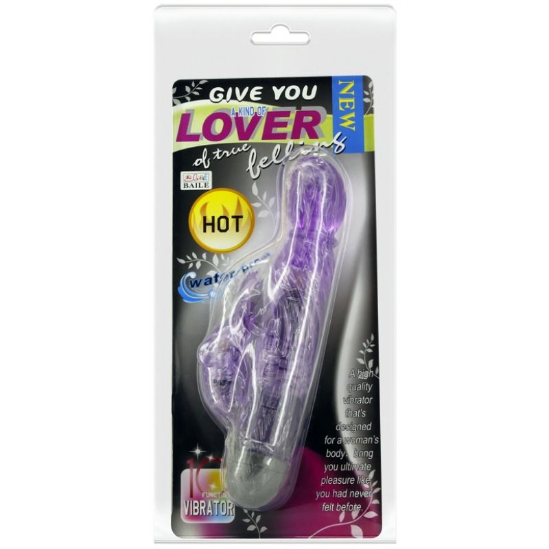 BAILE - REGALATI UN TIPO DI VIBRATORE AMANTE CON CONIGLIO LILLA 10 MODALIT – Stimolatori – foto 3