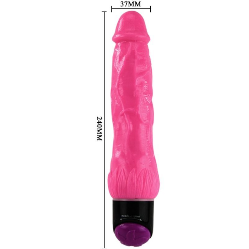 BAILE - VIBRATORE REALISTICO SEX COLORATO LILLA 24 CM – Vibratori realistici – foto 4