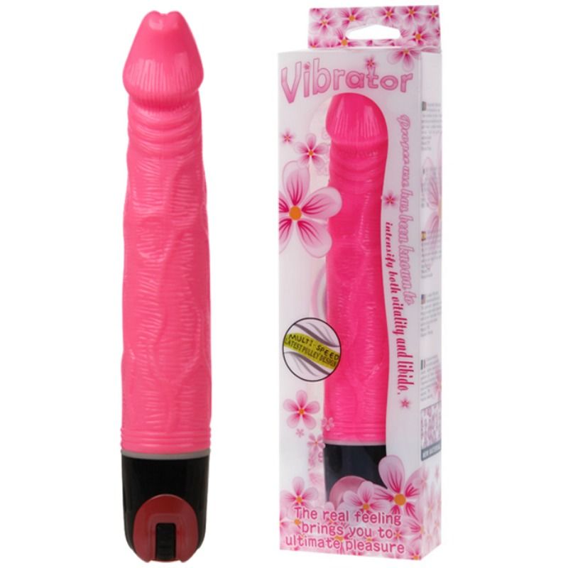 BAILE - VIBRATORE DA BALLO MULTISPEED 21.5 CM ROSA – Vibratori realistici – foto 2