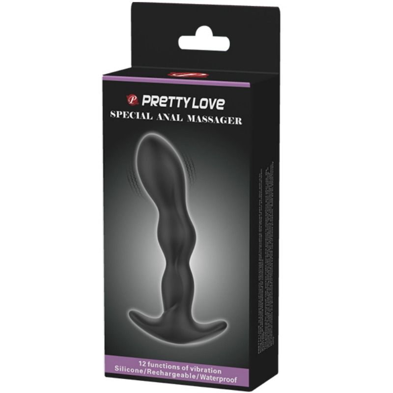 PRETTY LOVE - MASSAGGIATORE ANALE 12 MODALIT DI VIBRAZIONE – Tappi anali – foto 8