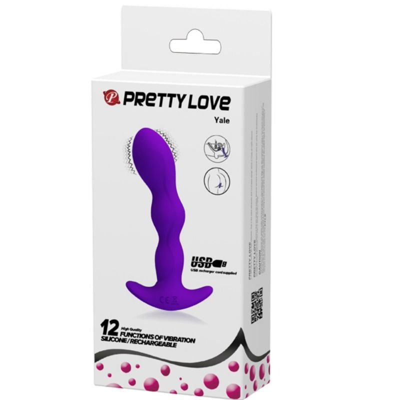 PRETTY LOVE - MASSAGGIATORE ANALE 12 MODALIT DI VIBRAZIONE LILLA – Tappi anali – foto 3