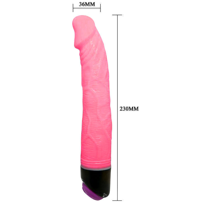 BAILE - ADOUR CLUB VIBRATORE REALISTICO 23 CM ROSA – Vibratori realistici – foto 2