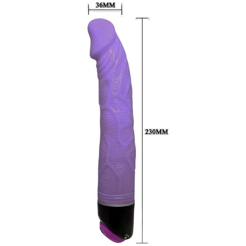 BAILE - ADOUR CLUB VIBRATORE REALISTICO 23 CM LILLA – Vibratori realistici – foto 3