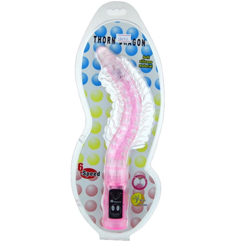BAILE - STIMOLATORE ROSA VIBRATORE THORN – Classici vibratori anali o vaginali – foto 2