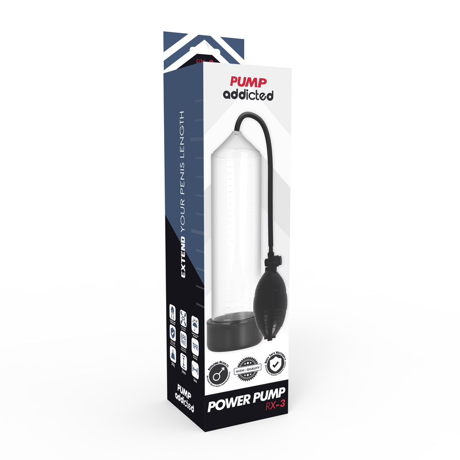 PUMP ADDICTED - RX3 TRASPARENTE – Pompa per l'ingrandimento del pene – foto 6