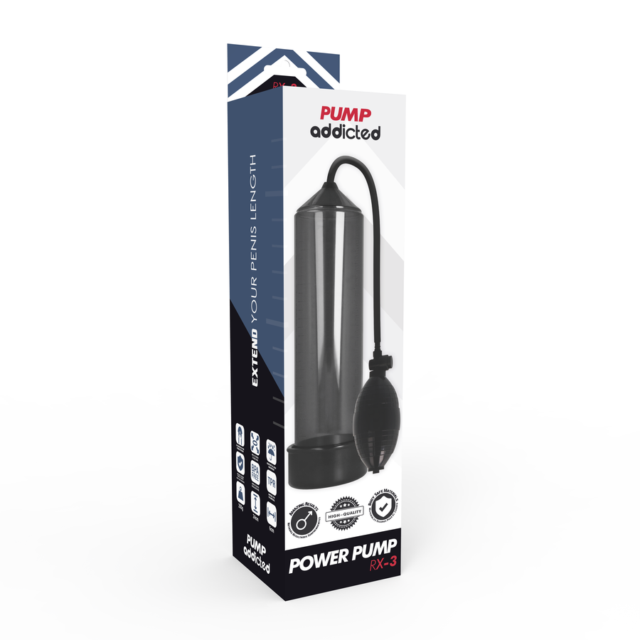 PUMP ADDICTED - RX3 NERO – Pompa per l'ingrandimento del pene – foto 6