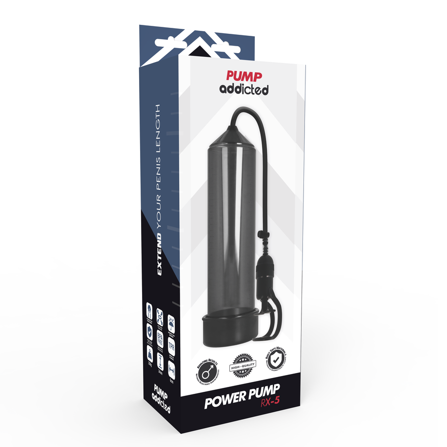PUMP ADDICTED - RX5 NERO – Pompa per l'ingrandimento del pene – foto 5