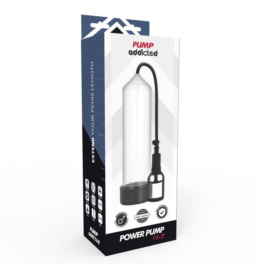PUMP ADDICTED - RX7 TRASPARENTE – Pompa per l'ingrandimento del pene – foto 6