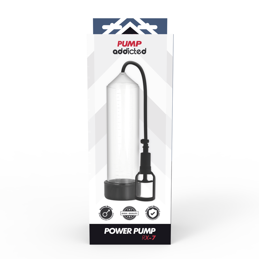 PUMP ADDICTED - RX7 TRASPARENTE – Pompa per l'ingrandimento del pene – foto 5
