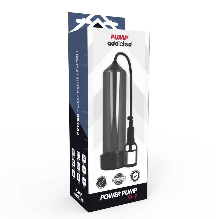 PUMP ADDICTED - RX7 NERO – Pompa per l'ingrandimento del pene – foto 5