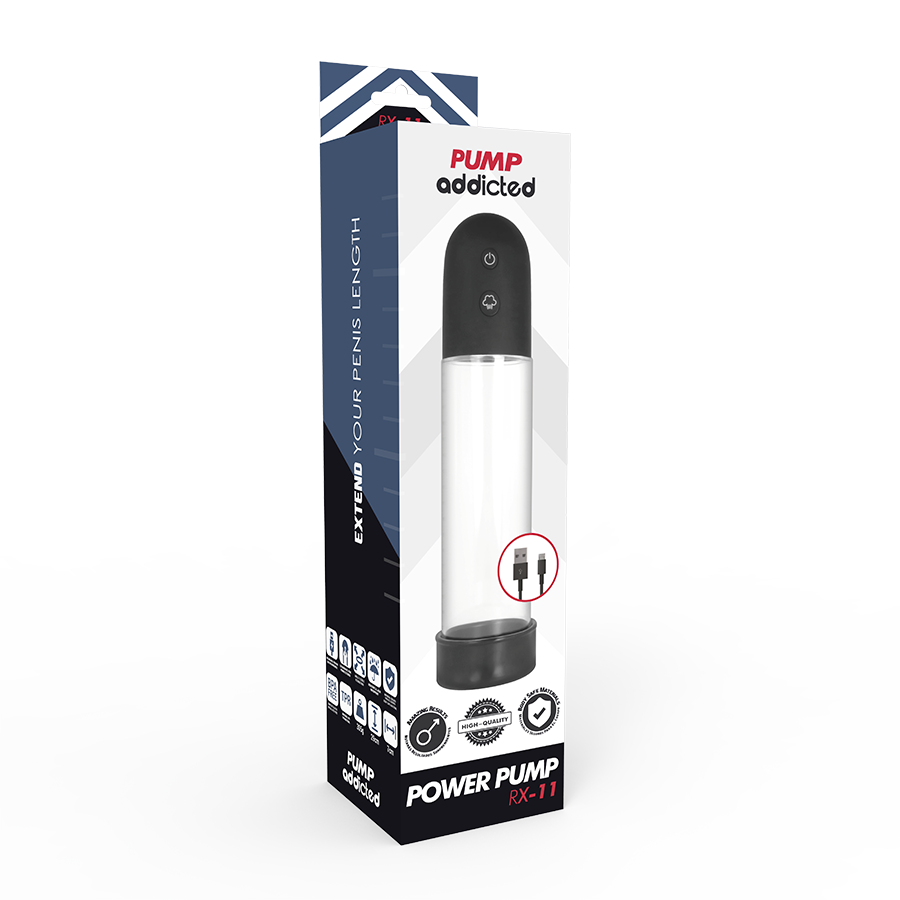 PUMP ADDICTED - POMPA DI EREZIONE AUTOMATICA RX11 – Pompa per l'ingrandimento del pene – foto 6