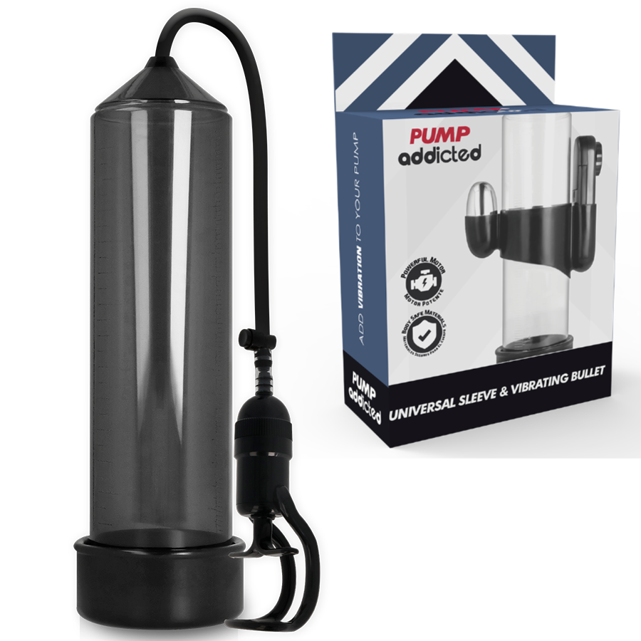 PUMP ADDICTED - VIBRATORE RX5 NERO – Pompa per l'ingrandimento del pene