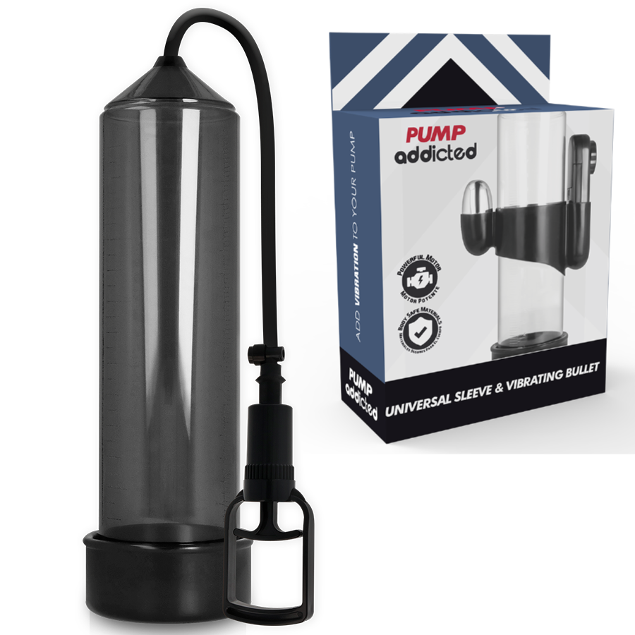 PUMP ADDICTED - VIBRATORE RX7 NERO – Pompa per l'ingrandimento del pene
