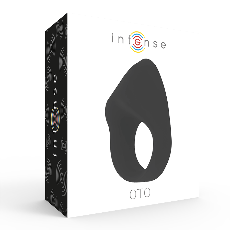 INTENSE - ANELLO VIBRATORE RICARICABILE OTO NERO – Cockring con vibrazione – foto 5