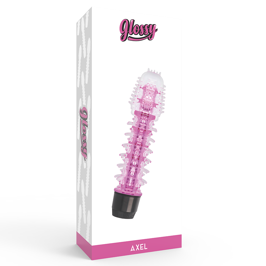 GLOSSY - VIBRATORE AXEL ROSA – Classici vibratori anali o vaginali – foto 4