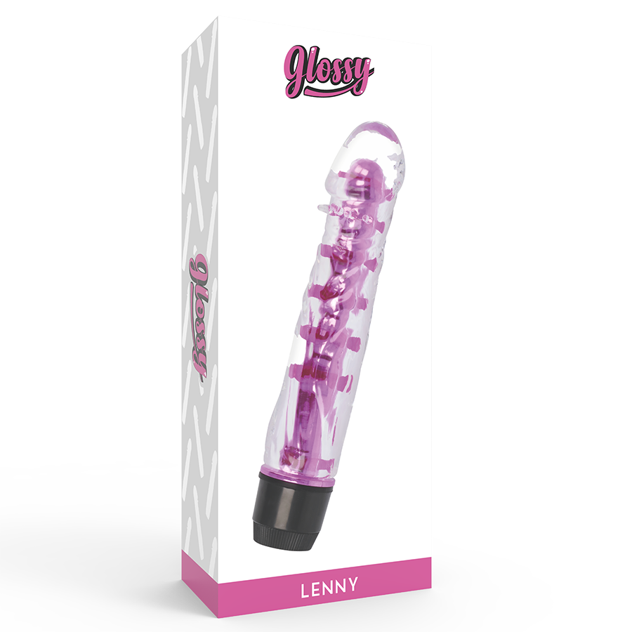 GLOSSY - LENNY VIBRATORE ROSA – Classici vibratori anali o vaginali – foto 4