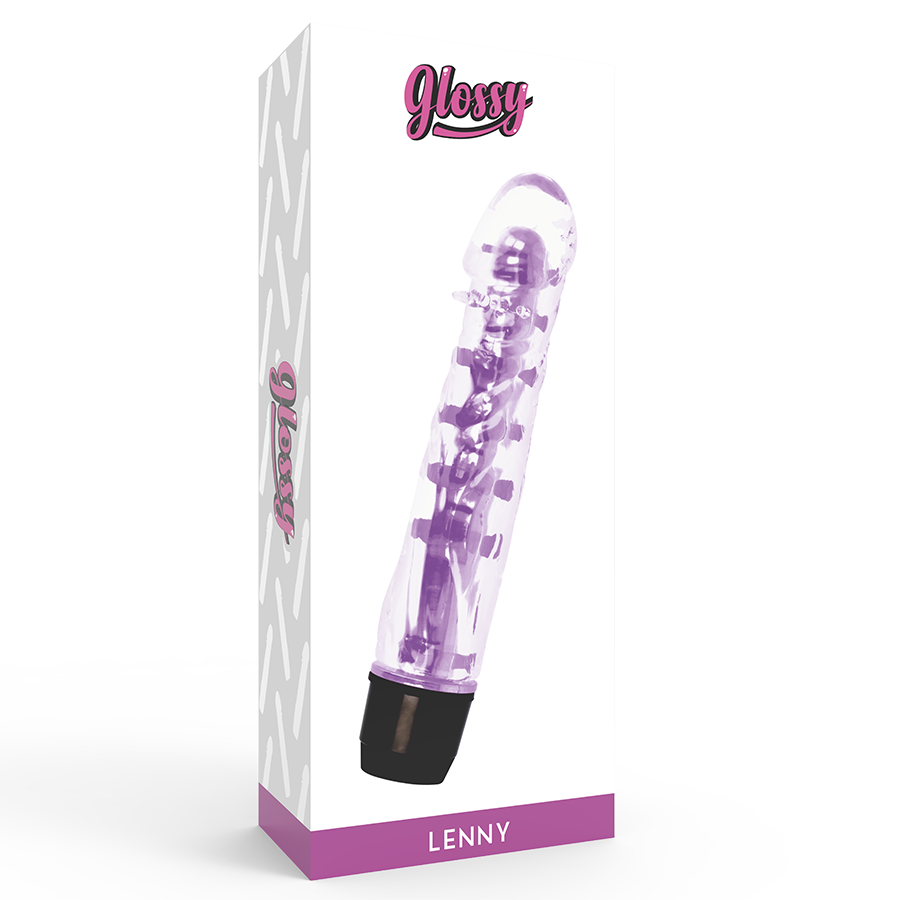 GLOSSY - LENNY VIBRATORE VIOLA – Classici vibratori anali o vaginali – foto 4
