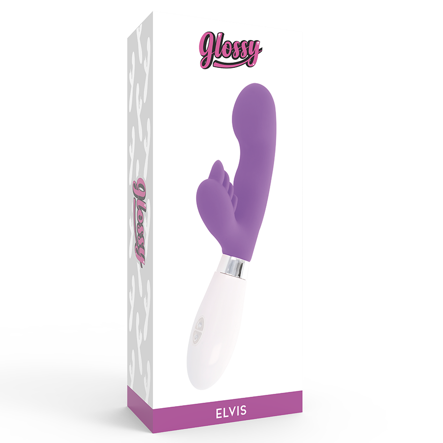 GLOSSY - CONIGLIO ELVIS VIOLA – Vibratori di coniglio – foto 7