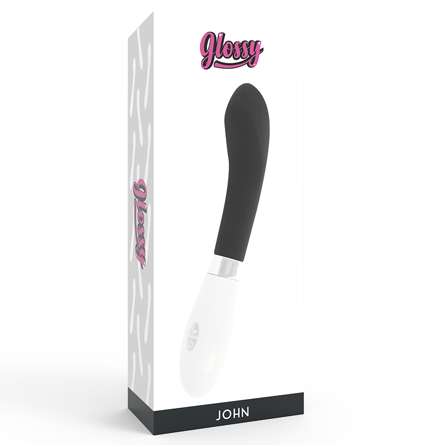 GLOSSY - JOHN VIBRATORE NERO – Vibratori a punto G – foto 7