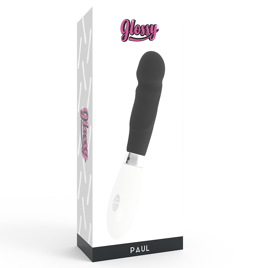 GLOSSY - PAUL VIBRATORE NERO – Vibratori a punto G – foto 6