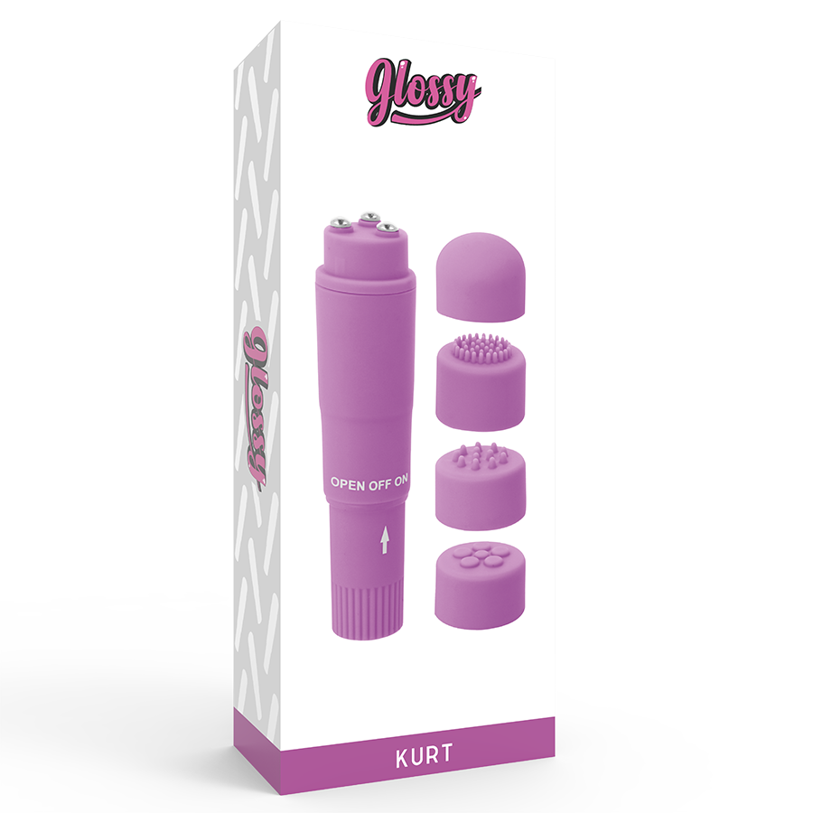GLOSSY - MASSAGGIATORE KURT POCKET VIOLA – Mini vibratori – foto 4